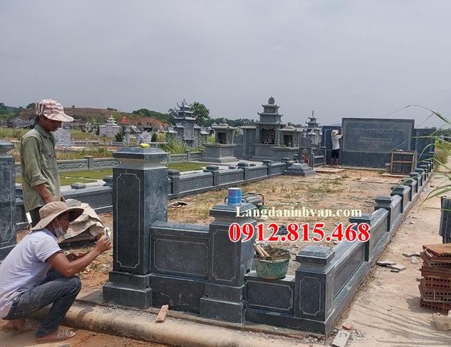 Khu lăng mộ đá tại Quảng Ninh - Thiết kế xây khuôn viên nghĩa trang